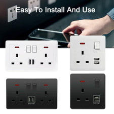 Single/Double Wall Plug Socket