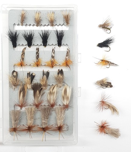 Sedge dry flies - dry, assortment