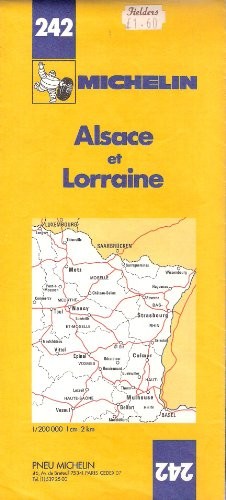 Michelin map 242 alsace - alsace, et