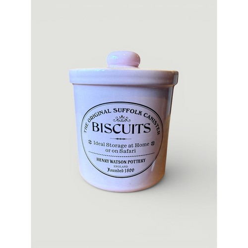 Henry watson biscuit jar - watson,