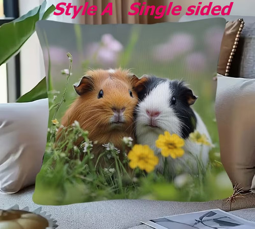 Guinea pig cushion covers - cushion,