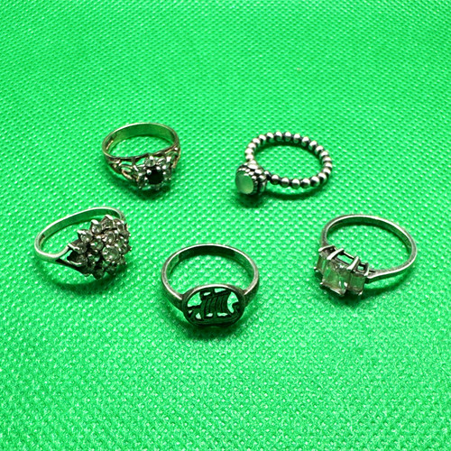 Sterling silver rings bundle - rings,,