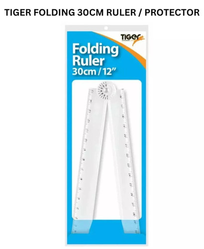 Folding ruler 30cm protractor - folding,