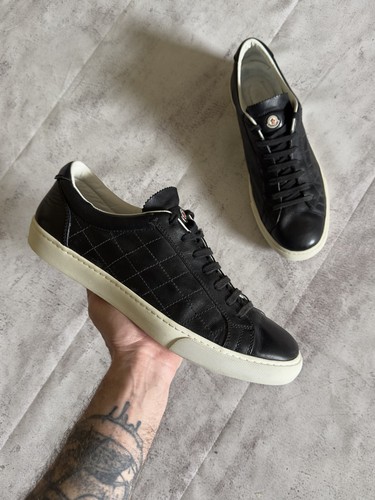 Moncler men black quilted - men's,