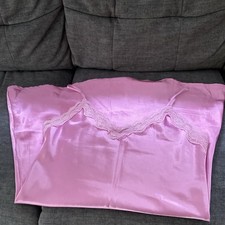 Sexy Satin Chemise Lingerie Sleepwear Nightdress Cami Slip Dress, Lady Selena