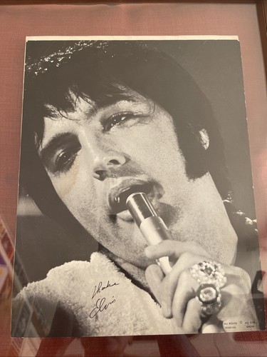 Elvis presley with signed - presley,
