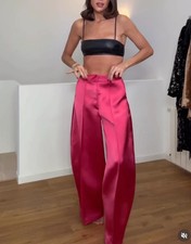 ZARA SATIN BALLOON TROUSERS