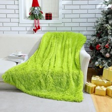 Christmas Blanket Lime Green