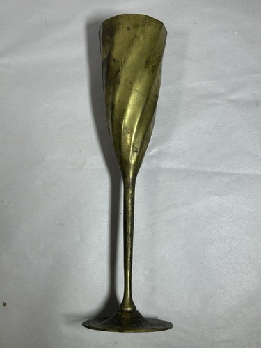Vintage antique brass flute - vintage,