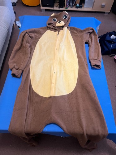 Adult brown line - line, onesie
