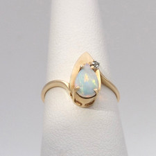 Solid 10k Gold Teardrop Jelly