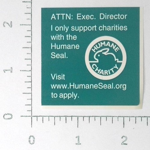 Vintage humane seal charity - vintage,