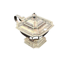 Silver Plated Mustard Pot
