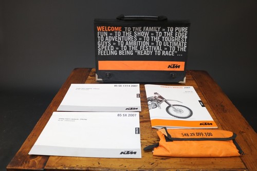 Ktm owners manual - 85, parts