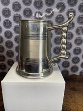 Vintage English Pewter Tankard