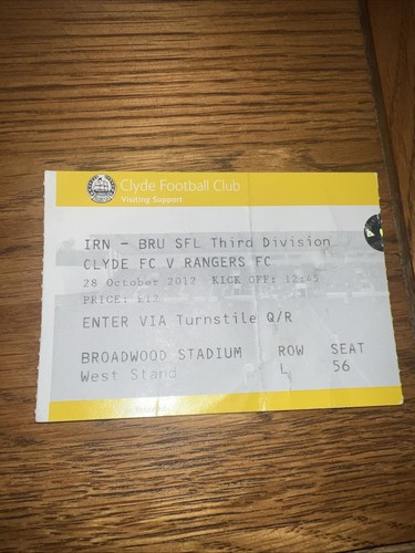 Glasgow rangers clyde - rangers, fc