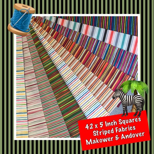 Stripey fabrics 5 - fabrics, inch
