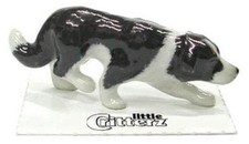 Little Critterz Miniature Porcelain Animal Figure Border Collie "Hemp" LC816