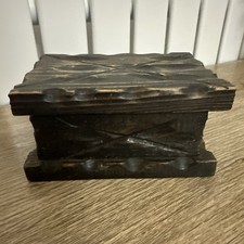 Vintage hand carved wooden - vintage,