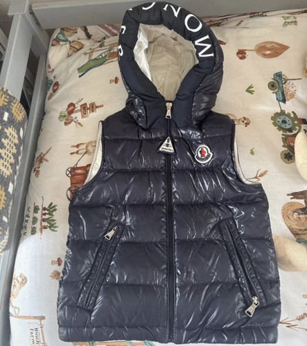 Moncler boys navy hooded - moncler,