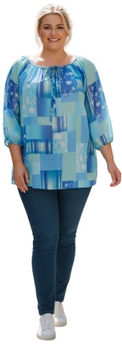 Womens blue georgette - womens,