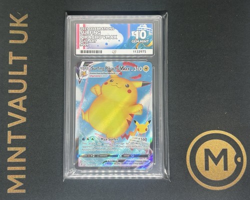 Pokémon surfing pikachu - pokémon, vmax