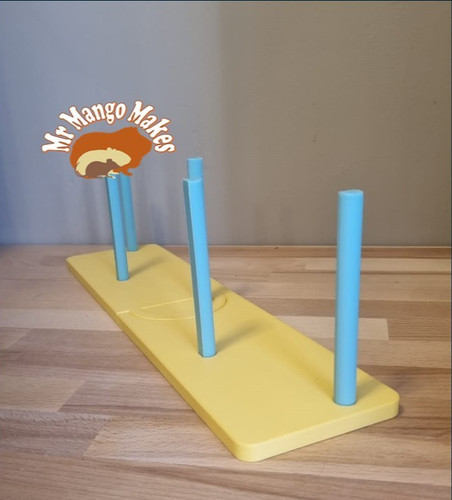Rat slalom - agility,,