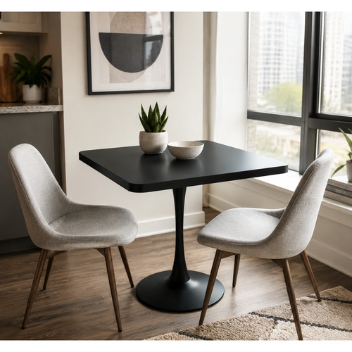 Square tulip dining table - tulip,
