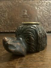 Rare Antique Carved Black