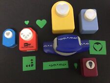 Job lot 6 Craft Card Making Punches Love heart Border Corner Woodware McGill