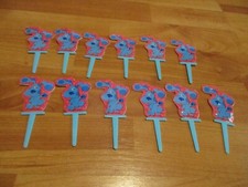 Vintage Cup Cake Toppers Picks