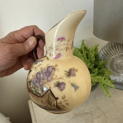 Vintage porcelain jug pitcher - porcelain,