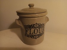 Vintage Moira pottery Flour