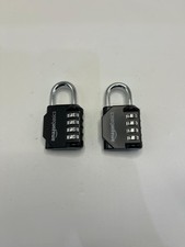 2x 4 Digit Combination Padlock Weatherproof Outdoor Security School Gate Locks