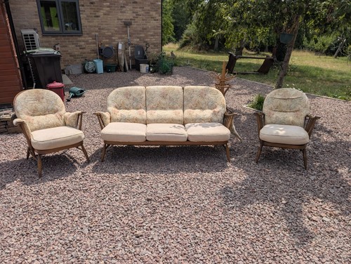 Ercol seater sofa and arm - seater,
