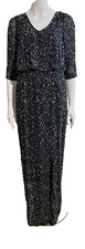 Jenny Packham sequinned dress , UK 12, US 8, EU 40, D 38