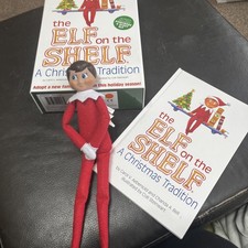 The Elf On The Shelf Blue Eyed Doll & A Christmas Tradition Story Book Boxset 
