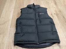 Berghaus Mens Bodywarmer Gilet Vest Size Medium Black Good Condition Some Marks