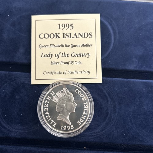 1995 cook islands silver - cook,