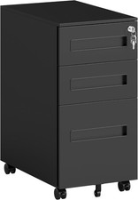 Vinsetto 3 Drawer Mobile File