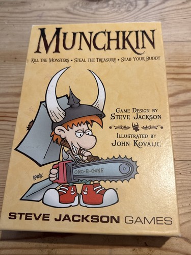 Munchkin card game steve - card,