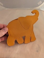 Louche Isabelle Elephant Clip Purse Orange JOY