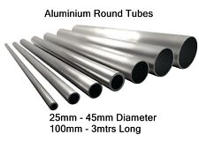 Aluminium Round Tube Pipe 25mm 28mm 30mm 32mm 35mm 38mm 40mm 45mm 6082T6 6063T6