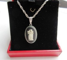 Vintage Silver Wedgwood Black