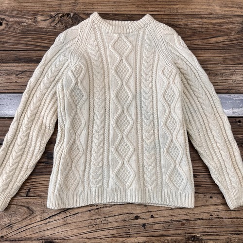 Vintage handmade aran cable - vintage,
