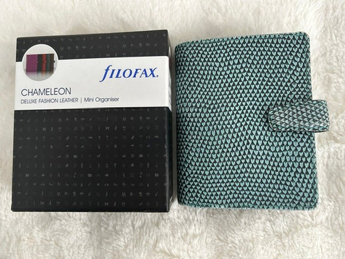 Filofax aqua chameleon mini - aqua, chameleon,