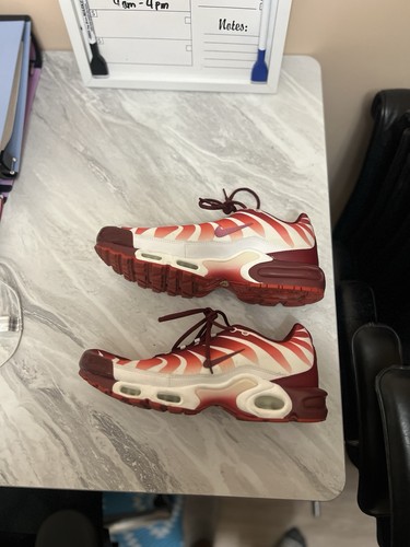 Nike air max red - tn, white