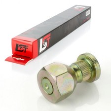 Knurled bolt with wheel nut