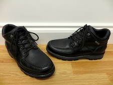 Rockport XCS Hydro Shield Umbwe Black Leather Boots UK Size 7