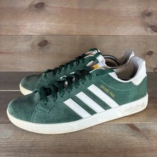 adidas grand prix mens size 11 shoes green suede athletic comfort sneakers